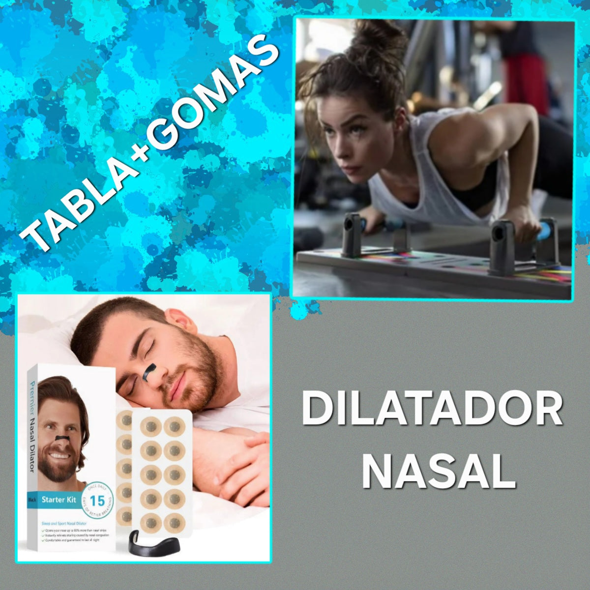 TABLA, DILATADOR NASAL Y PROTEÍNAS HERBALIFE HOMBRE