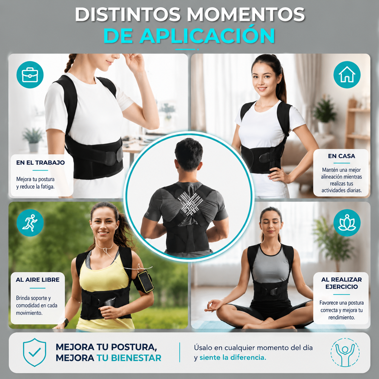 Corrector postural| Sin dolor y firmes| ATTcorrect™ sp