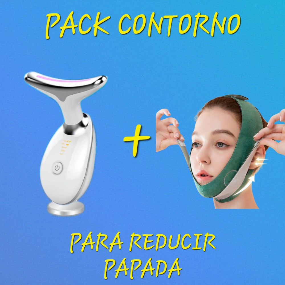 Masajeador con LED |Adiós papada y rejuvenece. En semanas| glowATT ™