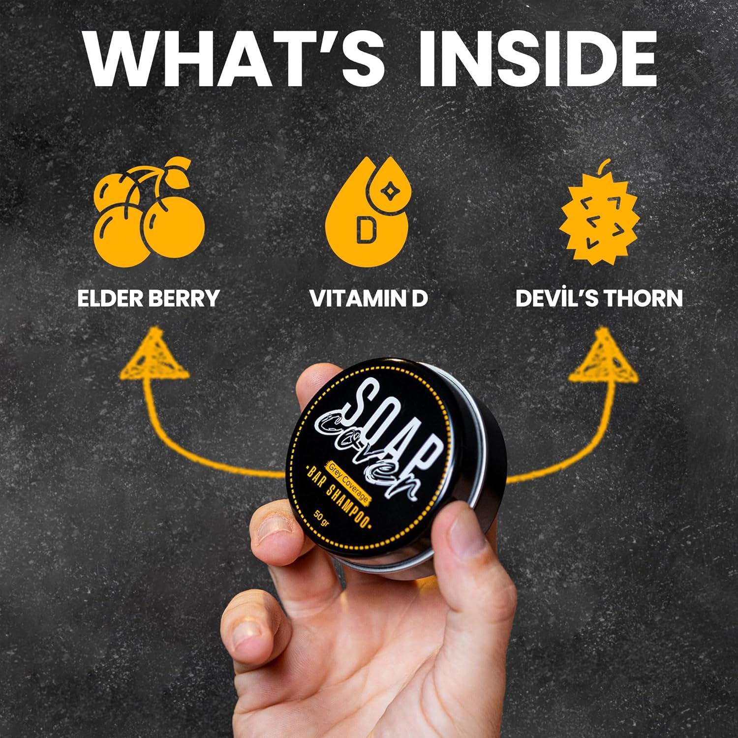 Jabón comprimido para cubrir el cabello - additional image 8