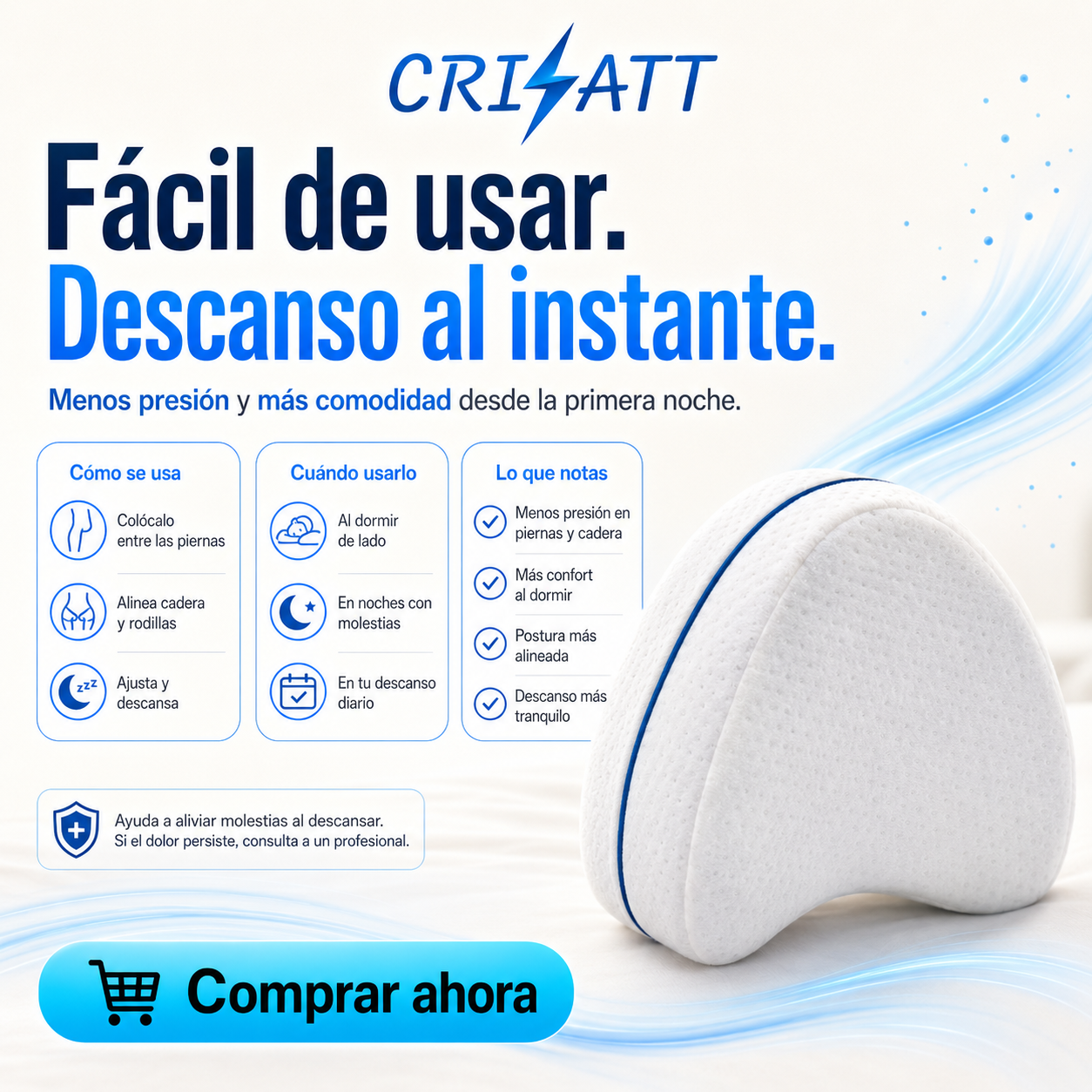 Dilatador nasal magnético + COJÍN ANTICIÁTICA |Duerme mejor|PACK oxiATT™