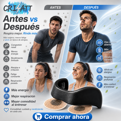 Dilatador nasal magnético + COJÍN ANTICIÁTICA |Duerme mejor|PACK oxiATT™