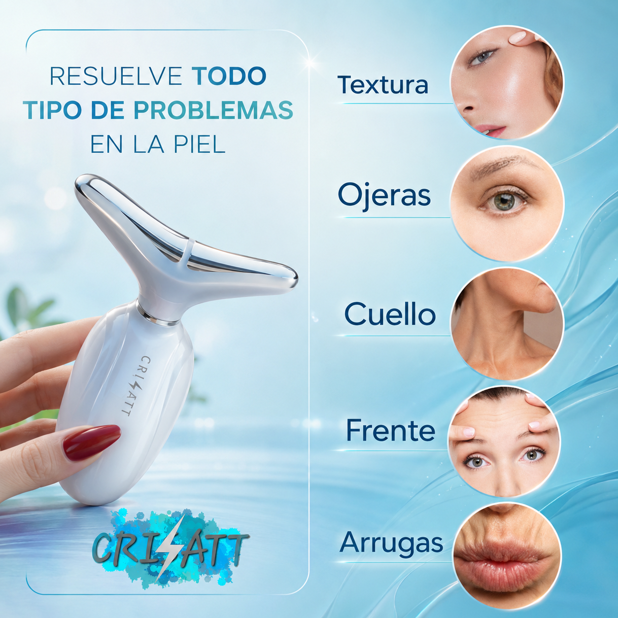 MasajeadorLED |Rejuvenece en semanas, adiós papada| glowATT ™