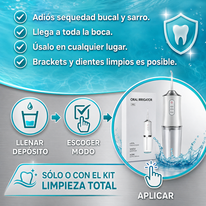 Irrigador dental profesional|Llega a toda tu boca|allATT™ 