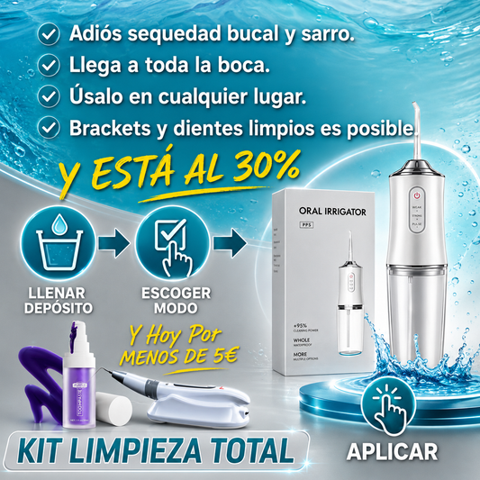 Irrigador dental profesional|Llega a toda tu boca|allATT™ 