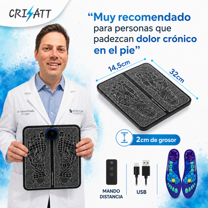Masajeador de pies ems| adiós malestar de pies|neurosATT2.0™