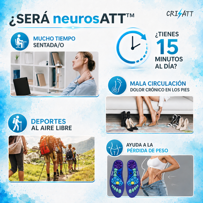 Masajeador de pies ems| adiós malestar de pies|neurosATT2.0™
