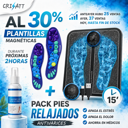 Masajeador de pies ems| adiós malestar de pies|neurosATT2.0™