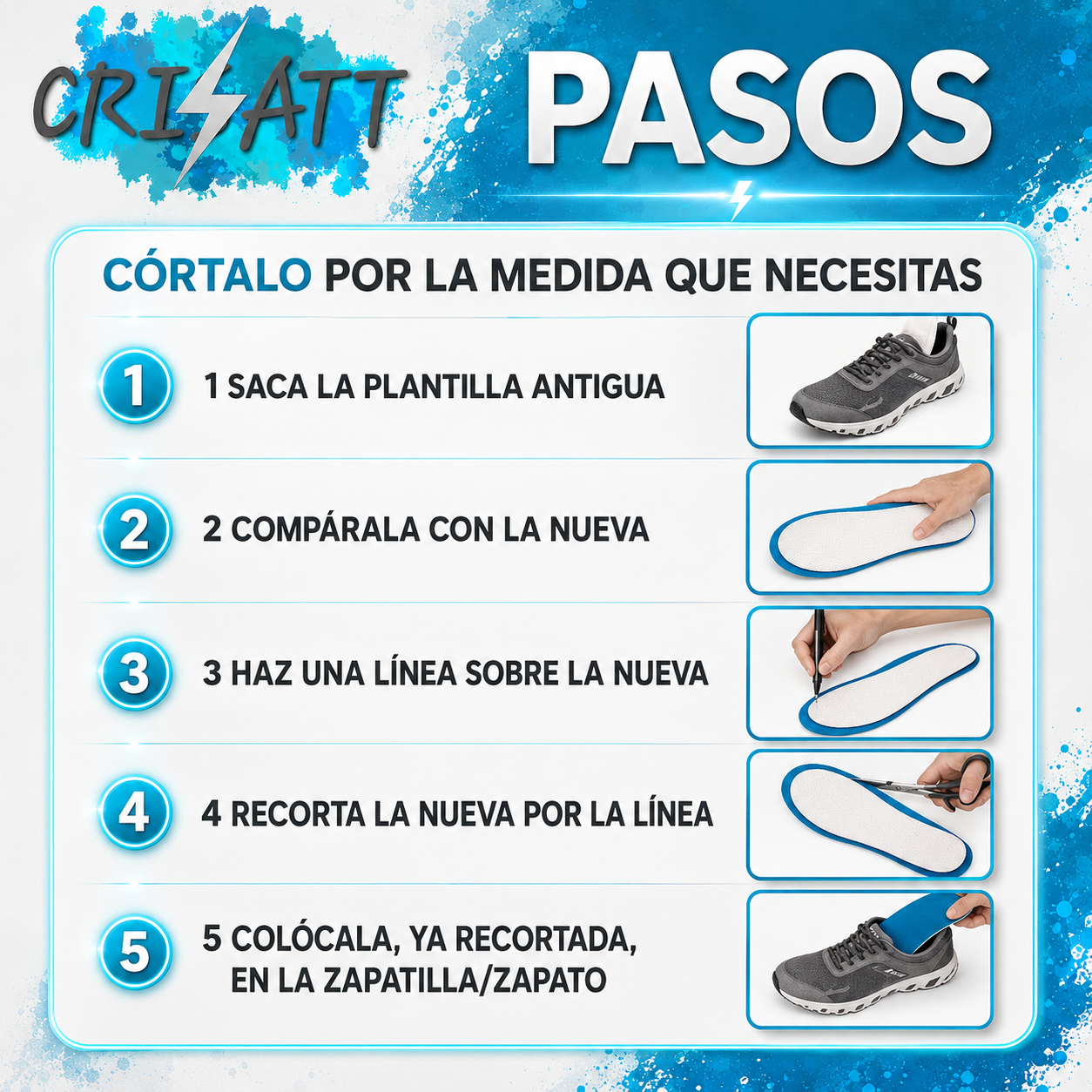 2 pares de Plantillas magnéticas unisex |Mantén el bienestar| magnATT™
