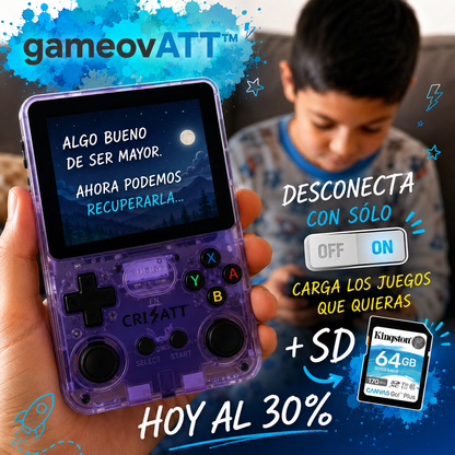 Funda+CONSOLA RETRO|juega todos los juegos de antes|gameovATT™