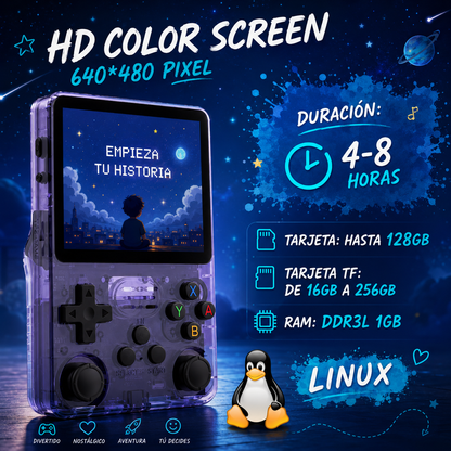 Funda+CONSOLA RETRO|juega todos los juegos de antes|gameovATT™