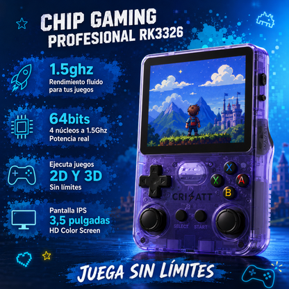Funda+CONSOLA RETRO|juega todos los juegos de antes|gameovATT™