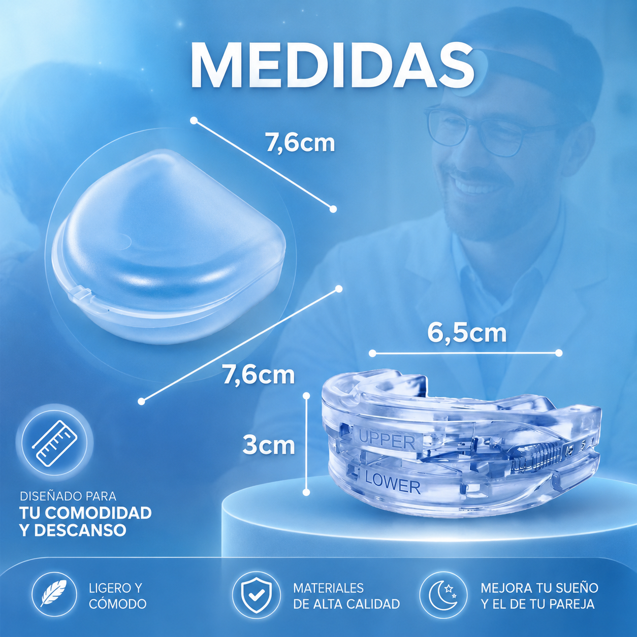 Boquila Antirronquidos| Mejora tu descanso y con ello tus relaciones| flowniTT™