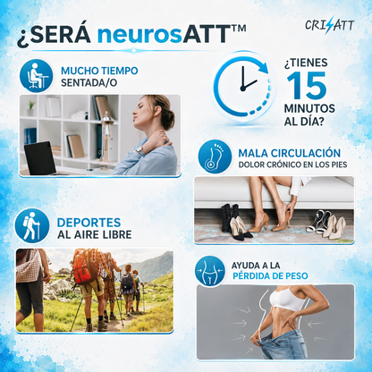 Masajeador de pies ems| adiós malestar de pies|neurosATT™