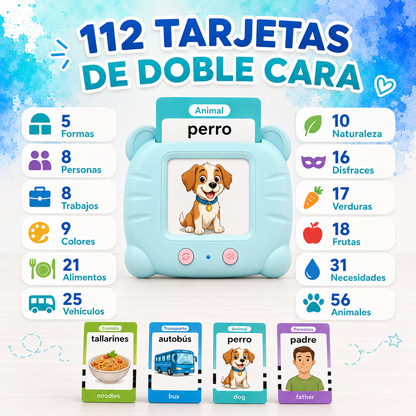 PACK educativo|Juego comunicación + Cuaderno mágico reutilizable Montessori|EducATT ™ 