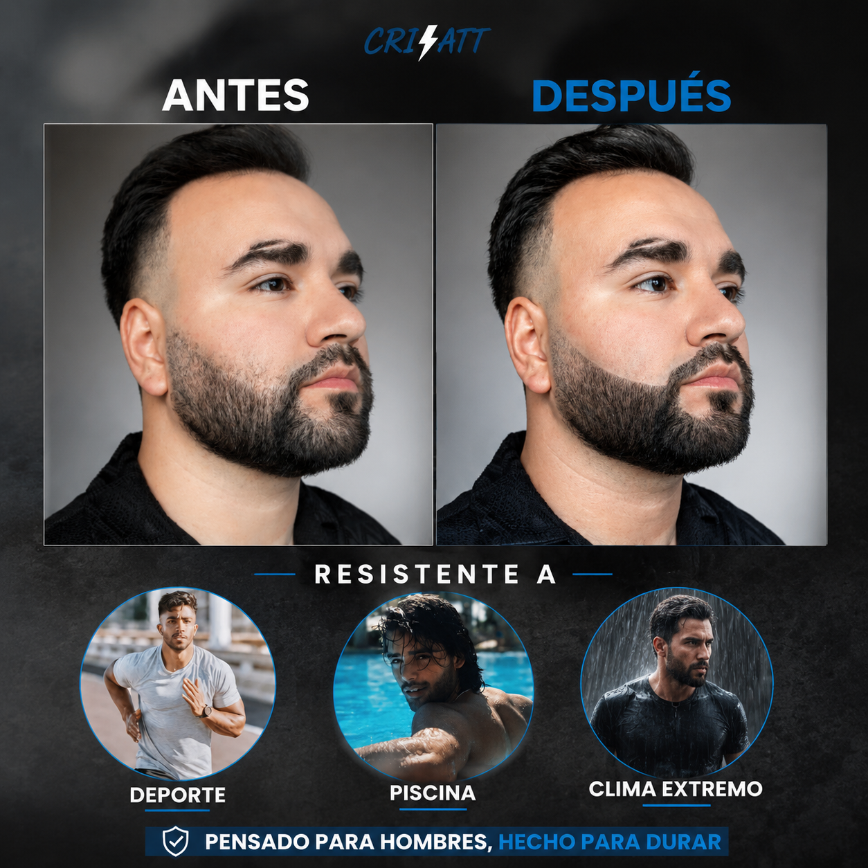 2 x Lápiz corrector waterproof/color y profundidad en segundos/ bearATT™