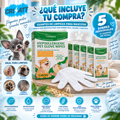 Guantes limpieza mascotas- GlovATT ™