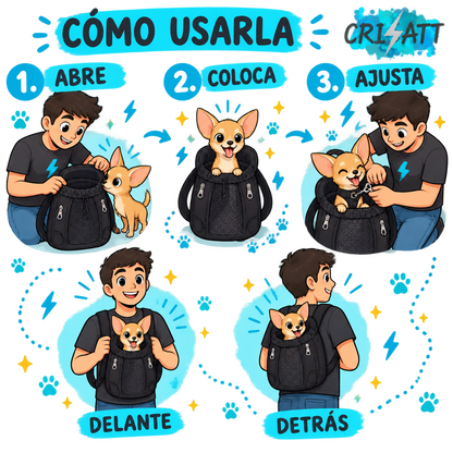 Arnés perro pequeño- vive todo con tu perro- BATTDOG™