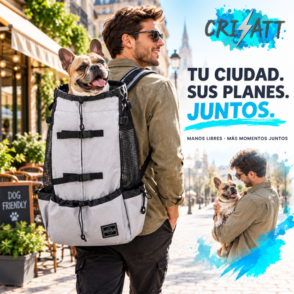 Arnés perro mediano- llevalo contigo a todas partes- medBATT