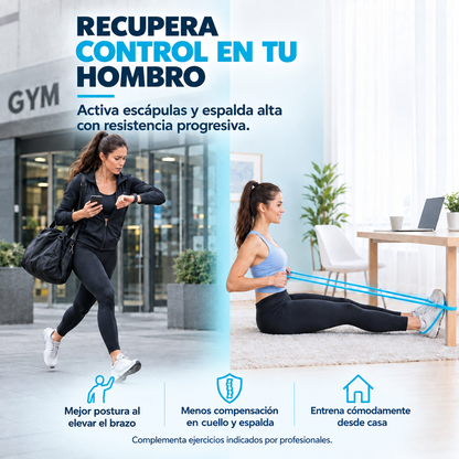 gomas-sin peso rehabilita tu postura-PowerbanTT ™