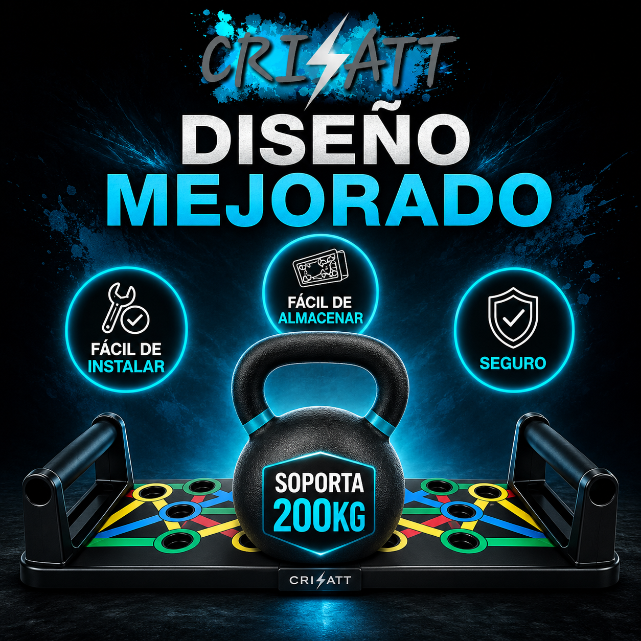 Dilatador+tabla push up|Pack impulso total| impusATT™ sp 