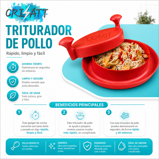 Trituradora de alimentos| Desmecha en minutos |  PolATT™