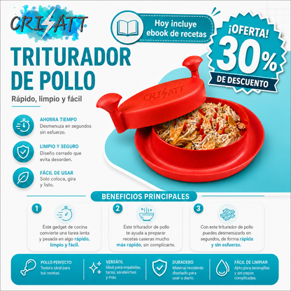 Trituradora de alimentos| Desmecha en minutos |  PolATT™