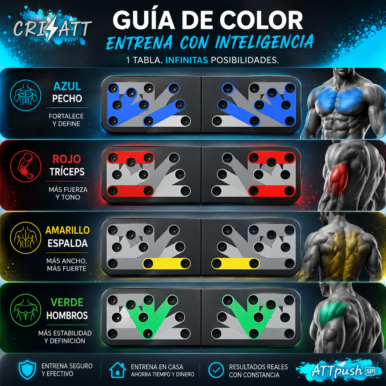 Dilatador+tabla push up|Pack impulso total| impusATT™ sp 