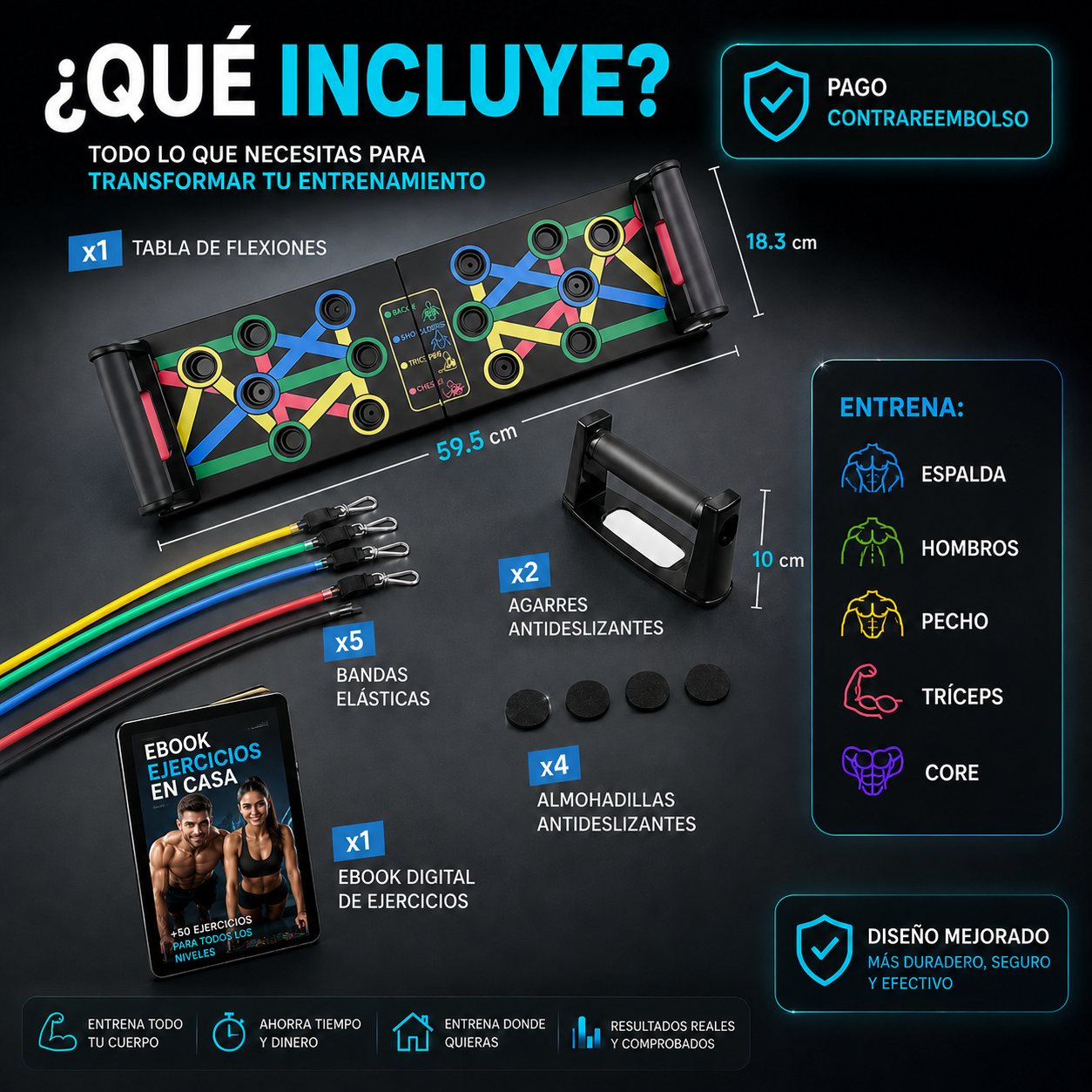 Dilatador+tabla push up|Pack impulso total| impusATT™ sp 