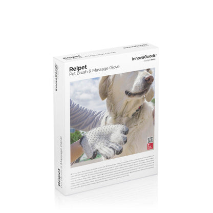 Guante para Cepillar y Masajear Mascotas Relpet InnovaGoods|furATT™