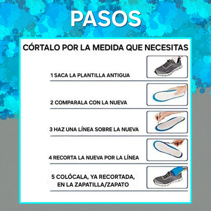 2 pares de Plantillas magnéticas unisex |Mantén el bienestar| magnATT™