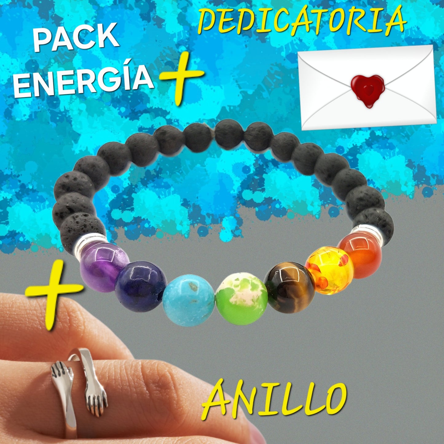 2 Pulseras 7 chakras LGTBI+|EQUILIBRA TU ENERGÍA|pulskraTT