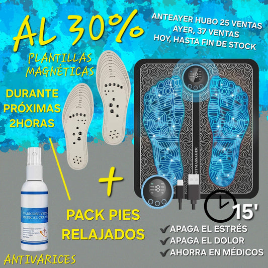 Masajeador de pies ems| adiós malestar de pies|neurosATT™