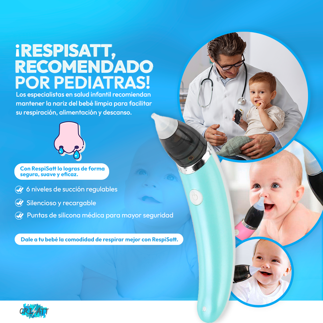 Aspirador Nasal Recargable|Mantened el sueño|respisATT™