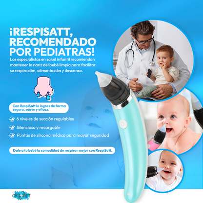 Aspirador Nasal Recargable|Mantened el sueño|respisATT™