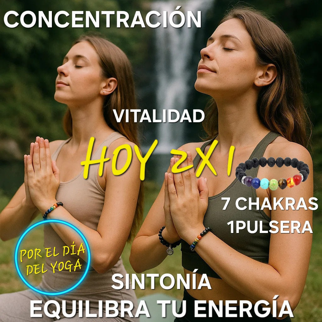 2 Pulseras 7 chakras LGTBI+|EQUILIBRA TU ENERGÍA|pulskraTT