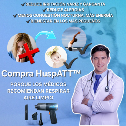 Mini aspirador inalámbrico|vida sin pelo| huspATT™