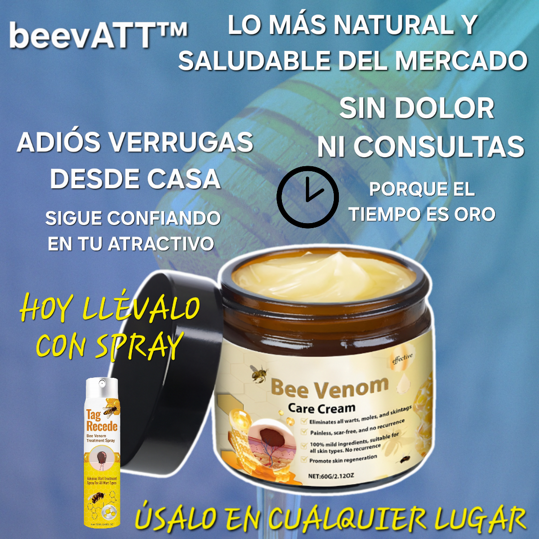 Crema reparadora de veneno de abeja 60g|beevATT™