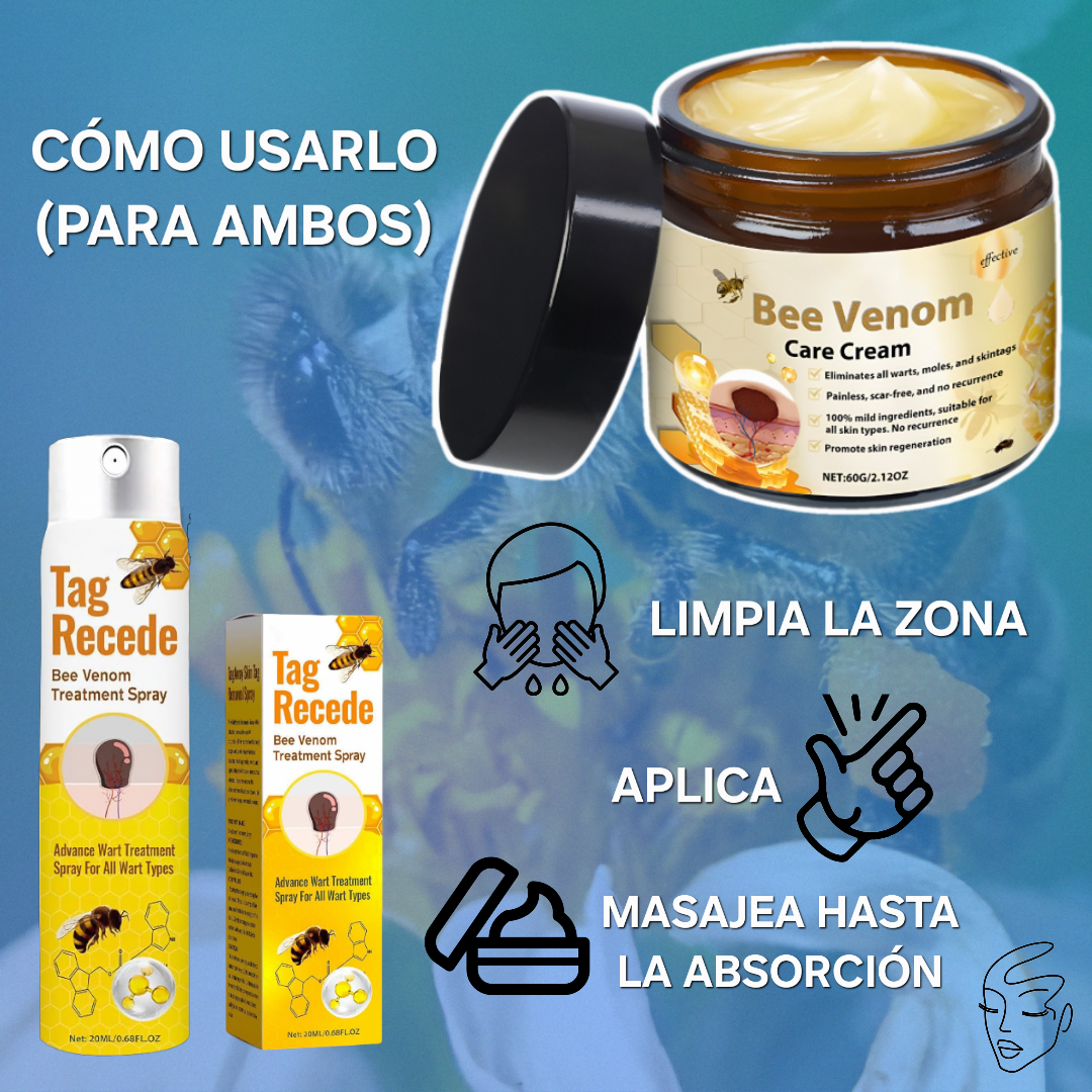 Crema reparadora de veneno de abeja 60g|beevATT™