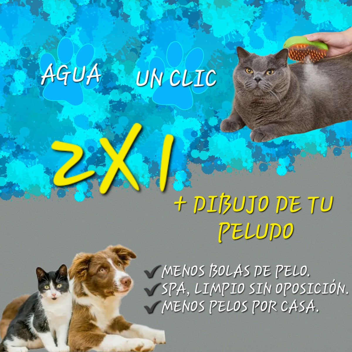Cepillo a vapor| Menos pelos | CRISvap™ sp