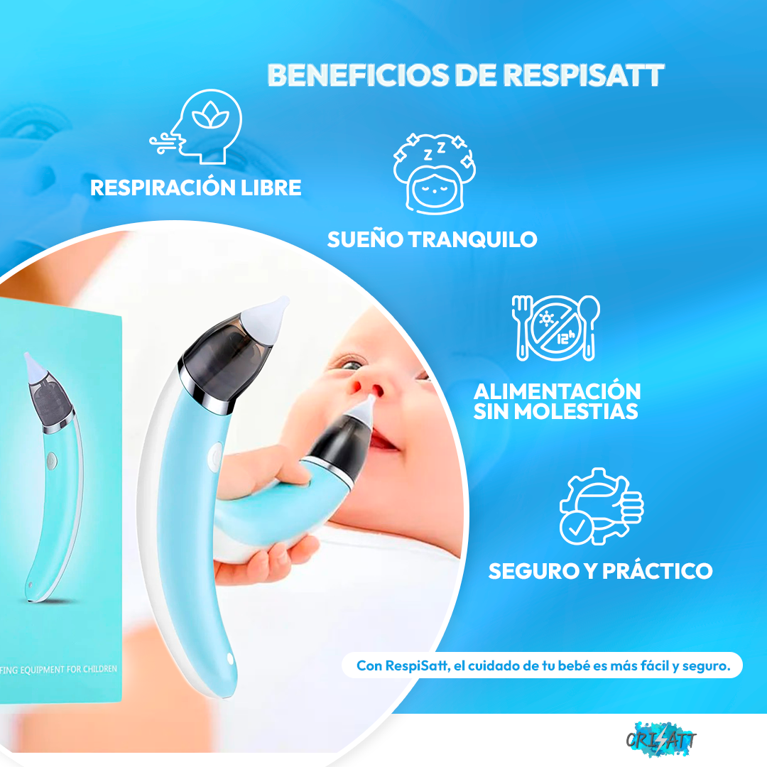 Aspirador Nasal Recargable|Mantened el sueño|respisATT™