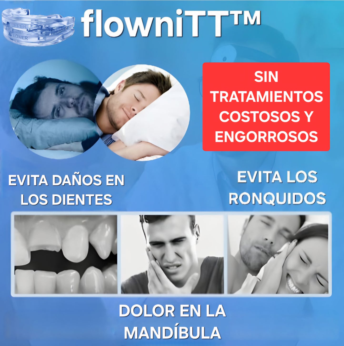 Boquila Antirronquidos| Mejora tu descanso y con ello tus relaciones| flowniTT™