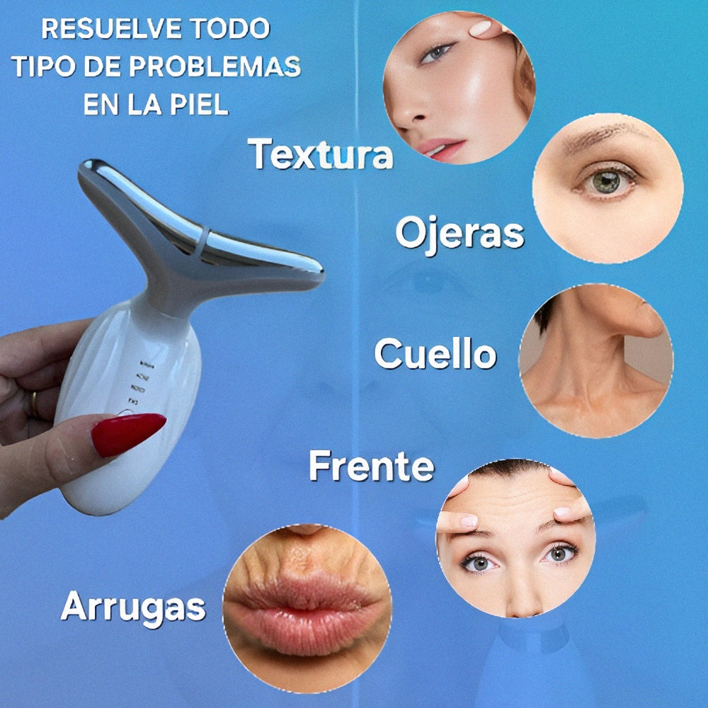 Masajeador con LED |Adiós papada y rejuvenece. En semanas| glowATT ™