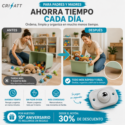 Ruedas adhesivas universales 4PCS|MovATT™