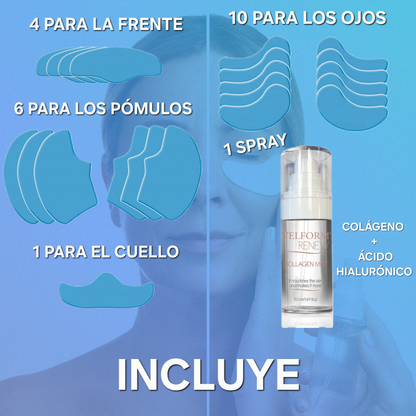 Parches solubles colágeno y ácido hialurónico |PIEL FIRME EN MINUTOS| xausATT™