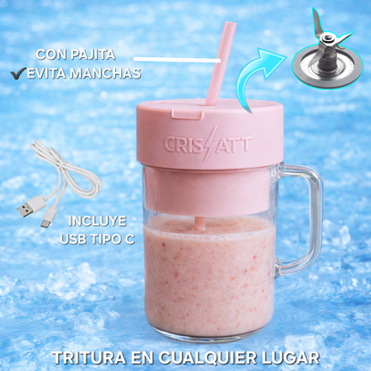 Licuadora Portátil con pajita| Rápido y en cualquier lugar| licATT™sp