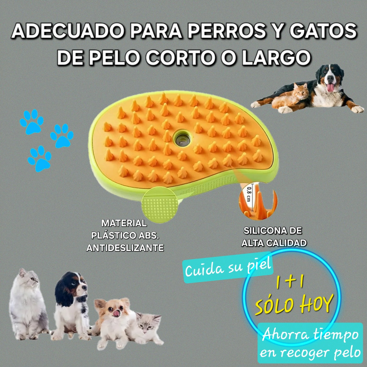 Cepillo a vapor| Menos pelos | CRISvap™ sp