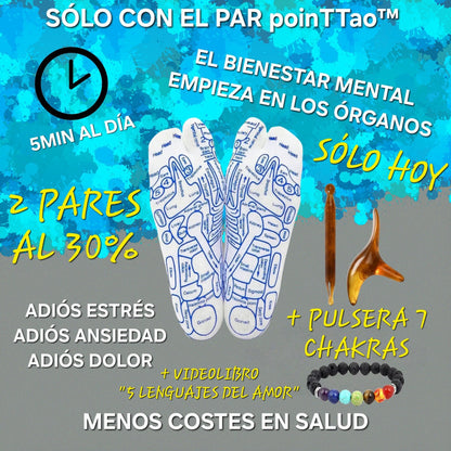 2 PARES(talla única)|Bienestar completo|poinTTao™