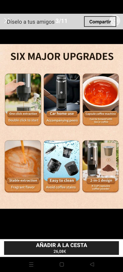 Cafetera "La low cost"|Café 24horas para siempre|lowcofATT