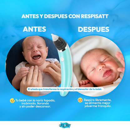 Aspirador Nasal Recargable|Mantened el sueño|respisATT™